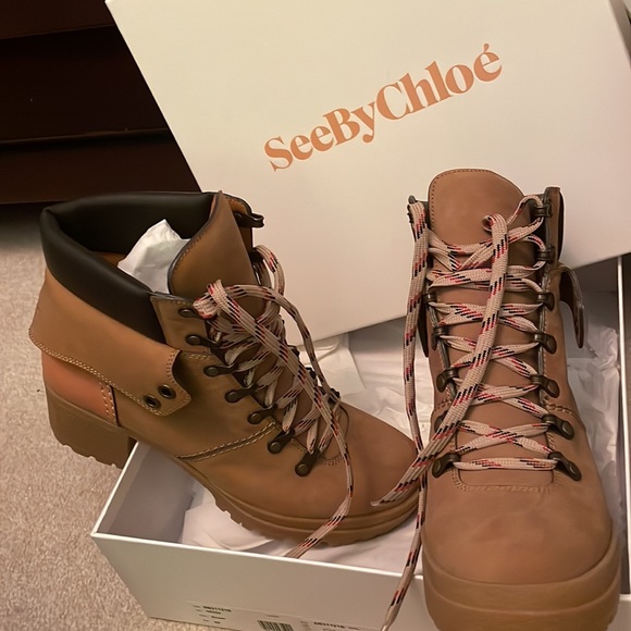 See By Chloe tan boot brand new size 40 - Picture 2 of 4